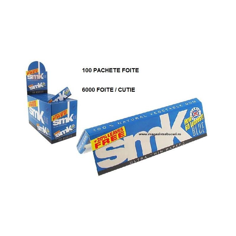 Foite rulat tigari SMK Regular Blue 100 pachete