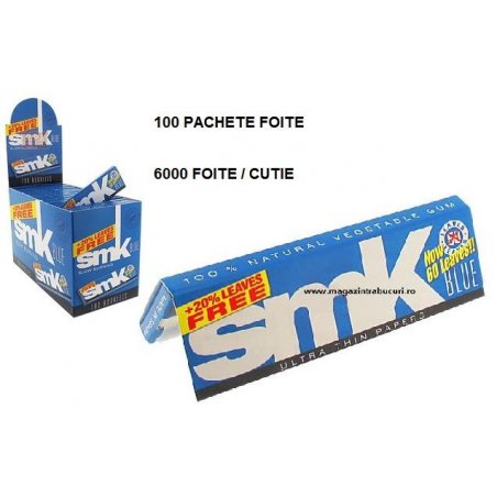 Foite rulat tigari SMK Regular Blue 100 pachete