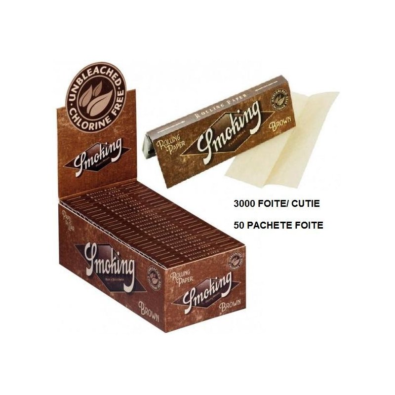 Foite rulat tigari Smoking Regular Brown 50 pachete