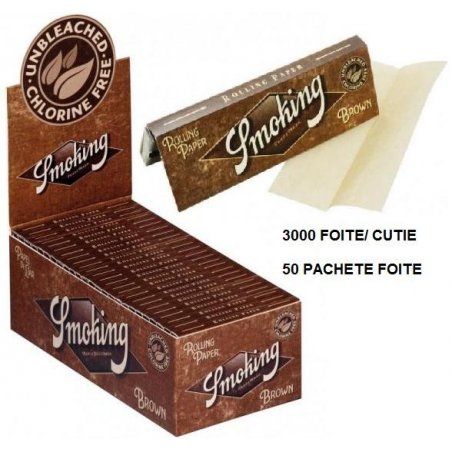 Foite rulat tigari Smoking Regular Brown 50 pachete