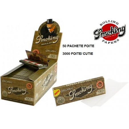 Foite rulat tigari Smoking Regular Organic 50 pachete