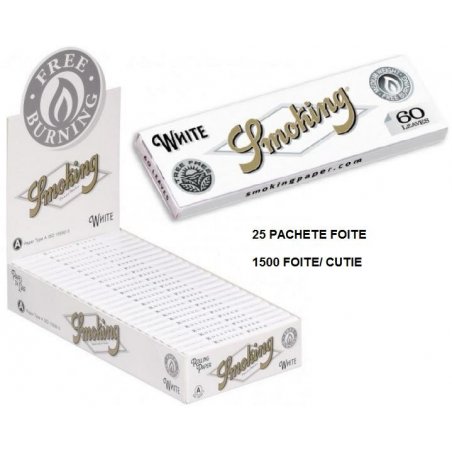 Foite rulat tigari Smoking Regular White 25 pachete