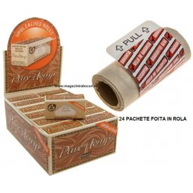 Foita in rola Pure Hemp Rolls Unbleached 24 pachete