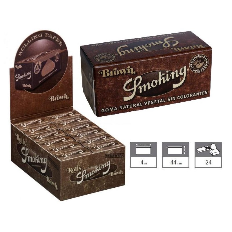 Foita in rola Smoking Brown Rolls 24 pachete