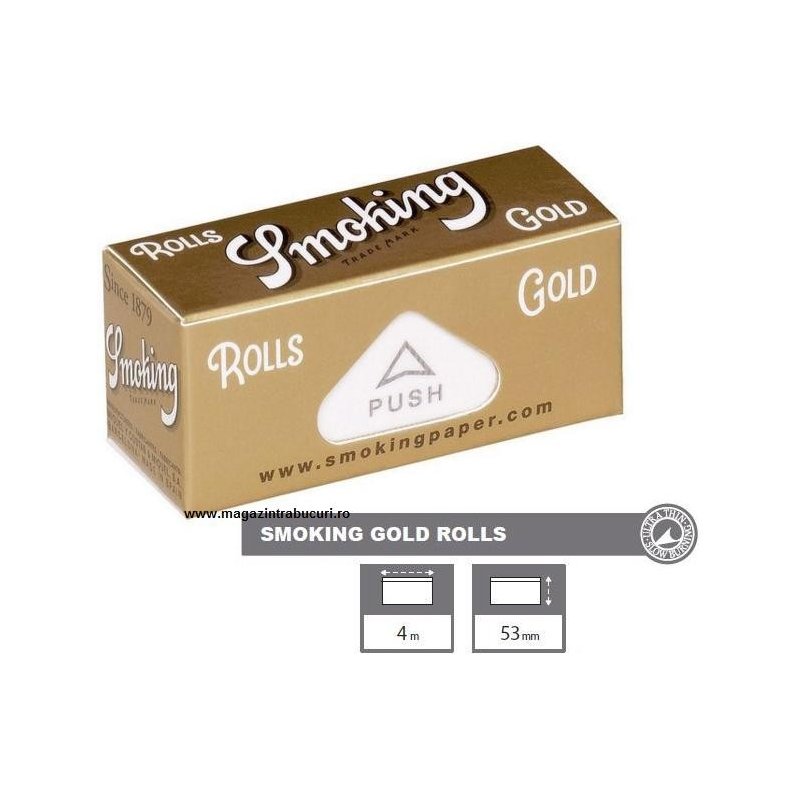 Foita in rola Smoking Gold Rolls 24 pachete