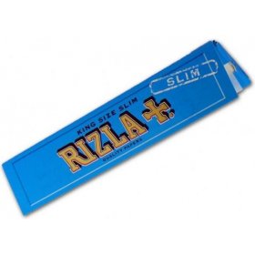 Foite rulat tigari Rizla King Size Blue Slim 32