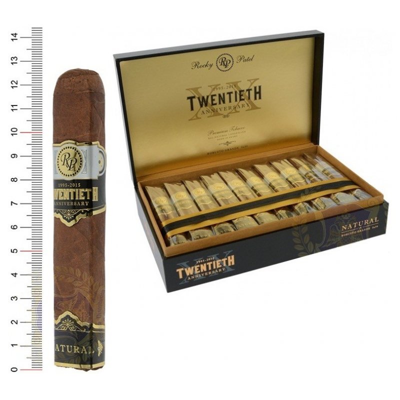 Trabucuri Rocky Patel 20th Anniversary Robusto Grande 20