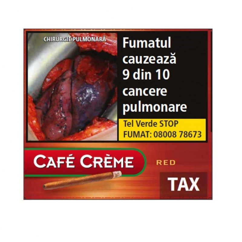 Tigari de foi Cafe Creme Red 10 
