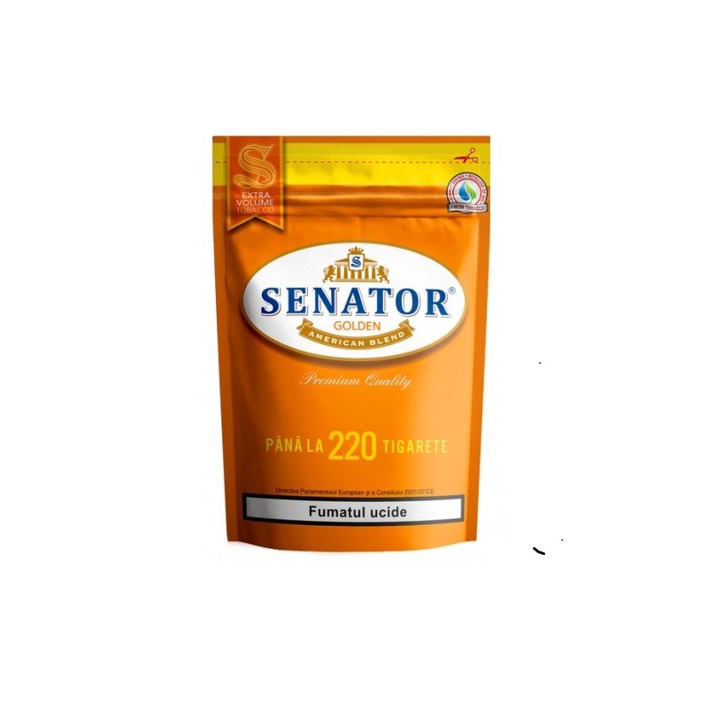 Tutun de injectat Senator Golden Extra Volume 110g