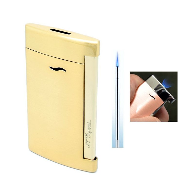 Bricheta S.T.Dupont Slim 7 Full Gold Brushed
