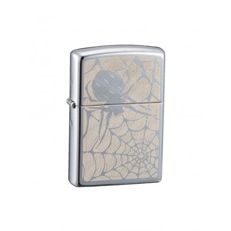 Bricheta Zippo 28052 High Polish Chrome Spider