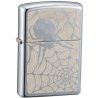 Bricheta Zippo 28052 High Polish Chrome Spider