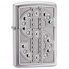 Bricheta Zippo Bling Emblem Polished Chrome Swarovski
