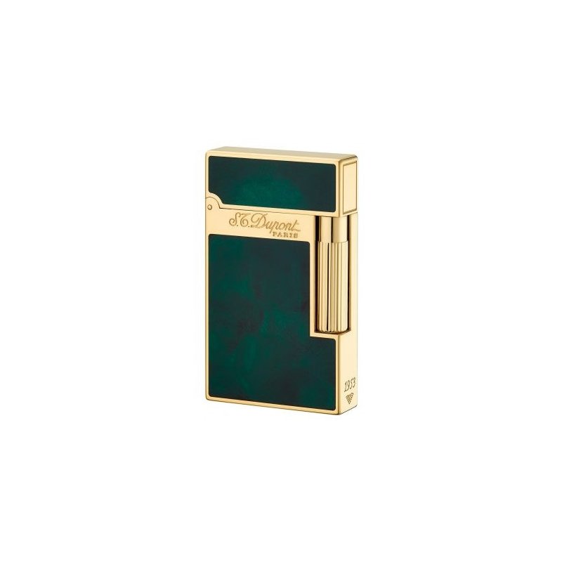 Bricheta S.T Dupont Yellow Gold Finish Emerald Green