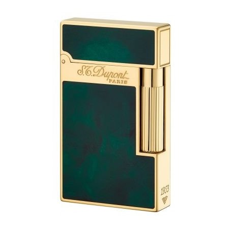 Bricheta S.T Dupont Yellow Gold Finish Emerald Green