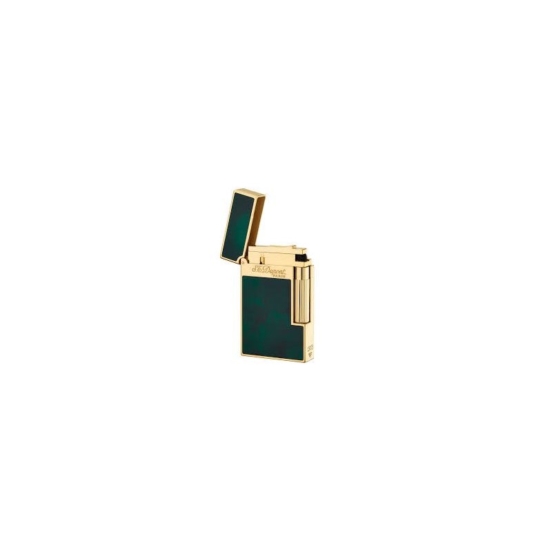 Bricheta S.T Dupont Yellow Gold Finish Emerald Green
