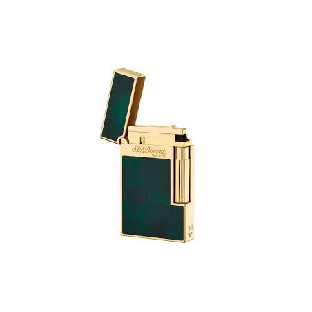 Bricheta S.T Dupont Yellow Gold Finish Emerald Green