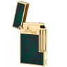 Bricheta S.T Dupont Yellow Gold Finish Emerald Green