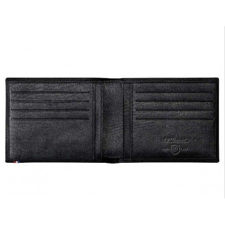 Portofel S.T.Dupont 180262 Soft Diamond Grained Black Leather