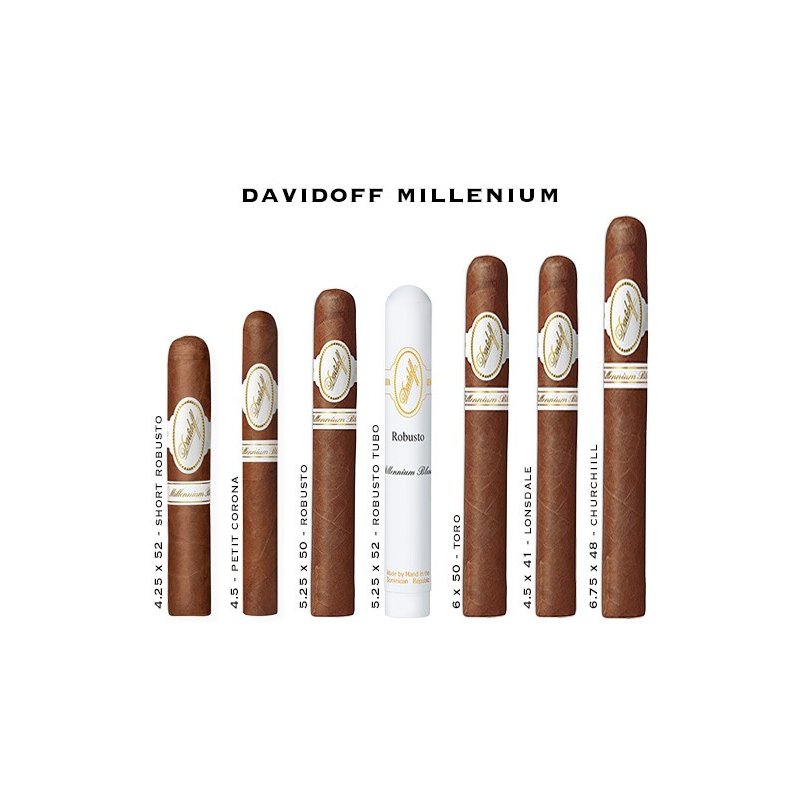Trabucuri Davidoff Millennium Blend Petit Corona 5