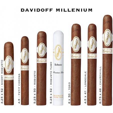 Trabucuri Davidoff Millennium Blend Petit Corona 5