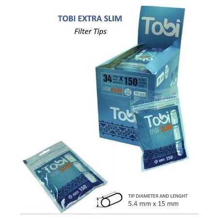 Filtre de rulat Extra Slim 5,4 mm Tobi 34 Pungi