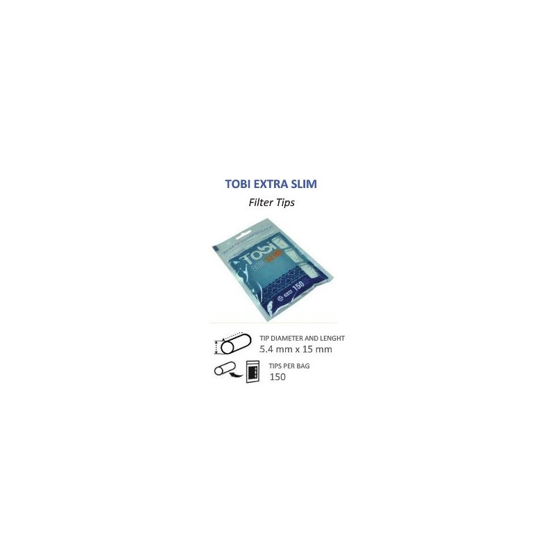 Filtre de rulat Extra Slim 5,4 mm Tobi 34 Pungi