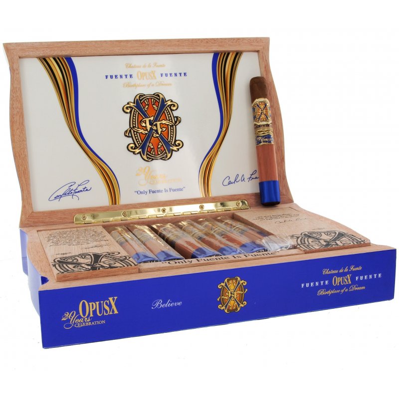Trabucuri Arturo Fuente Fuente Opus X 20th Anniversary Believe 20