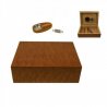 Set Angelo Humidor si accesorii Dark Brown 20
