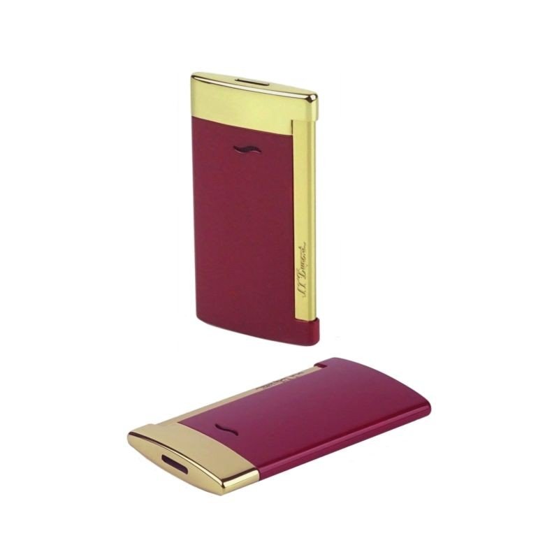 Bricheta S.T. Dupont Slim 7 Red and Gold