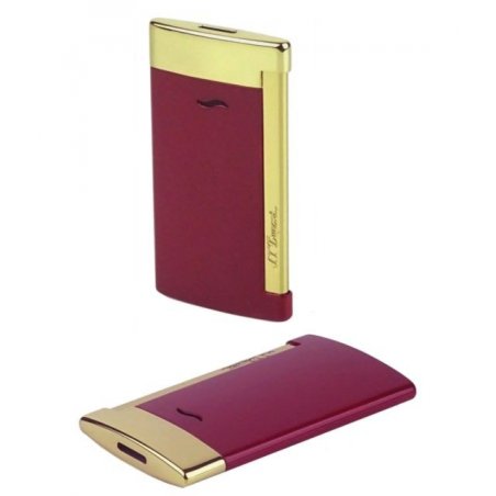 Bricheta S.T. Dupont Slim 7 Red and Gold