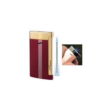 Bricheta S.T. Dupont Slim 7 Red and Gold