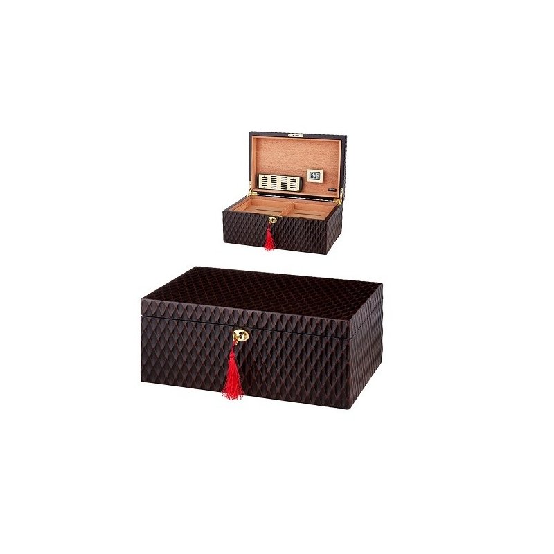Umidor trabucuri Angelo Deluxe Brown 50
