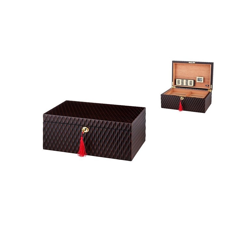 Umidor trabucuri Angelo Deluxe Brown 50
