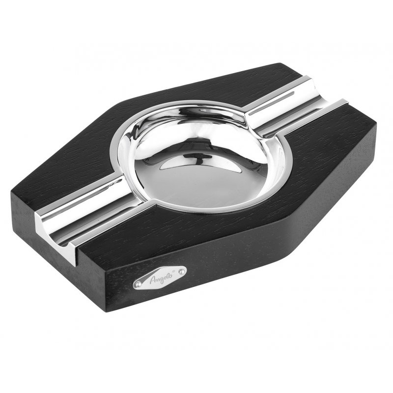 Scrumiera trabucuri Deluxe Wood Black