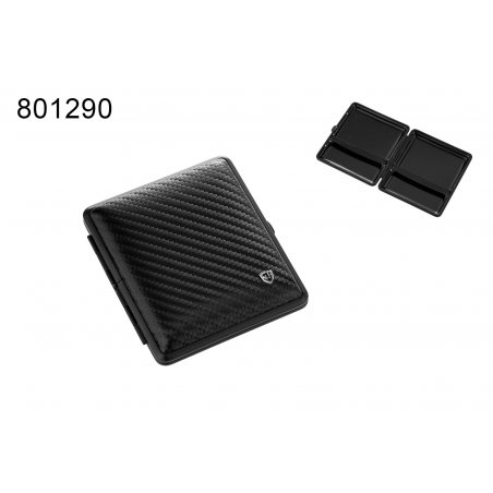 Tabachera tigari Black Leather Von Hofe