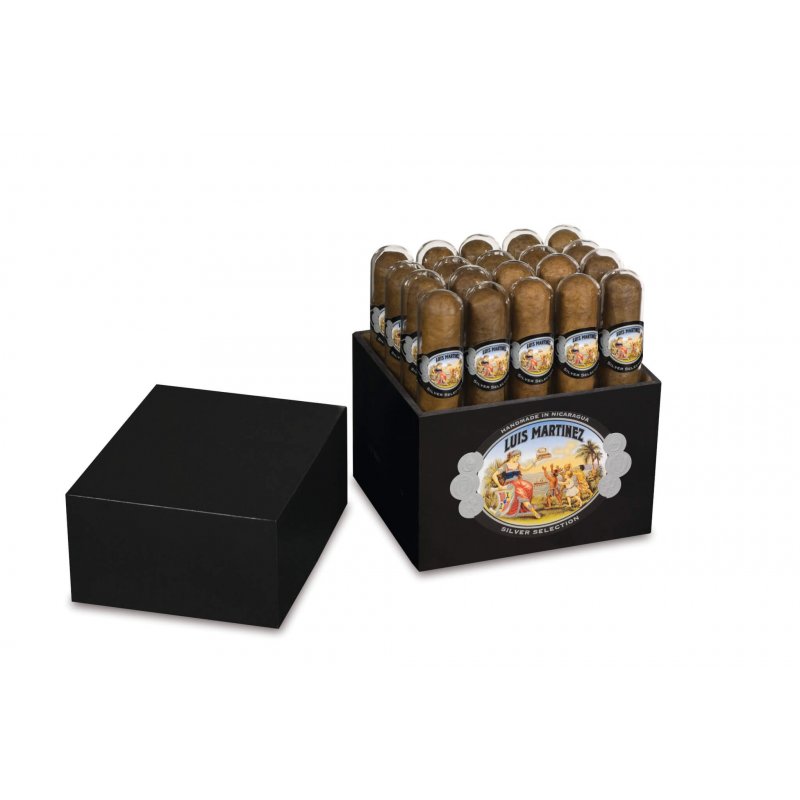 Trabucuri Luis Martinez Silver Selection Crystal Robusto Glass Tube 20