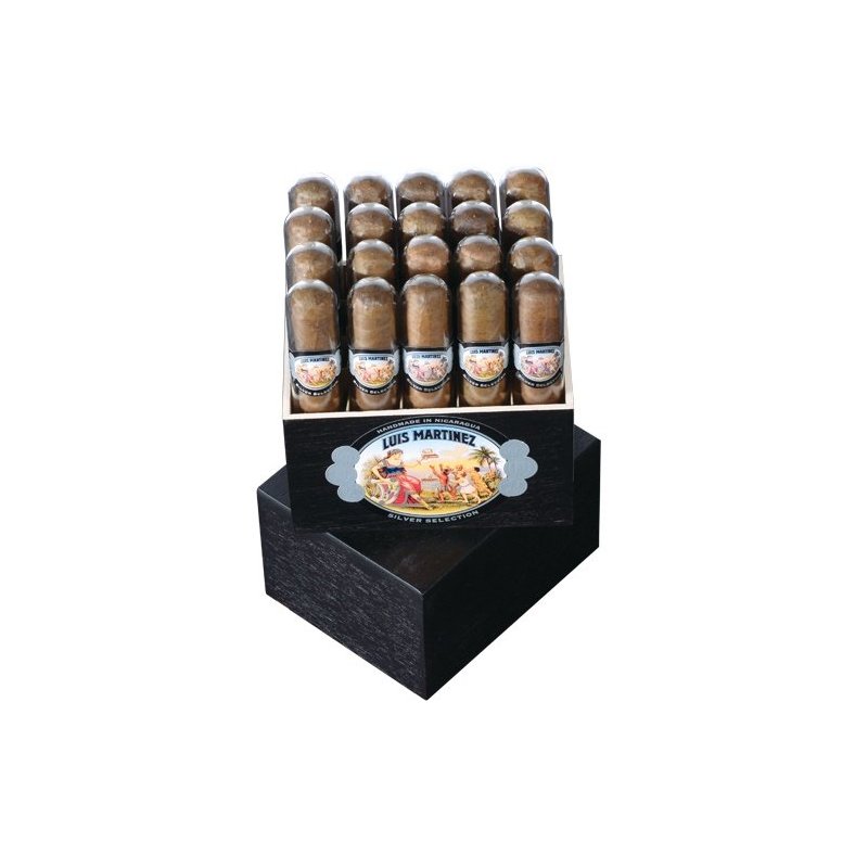 Trabucuri Luis Martinez Silver Selection Crystal Robusto Glass Tube 20