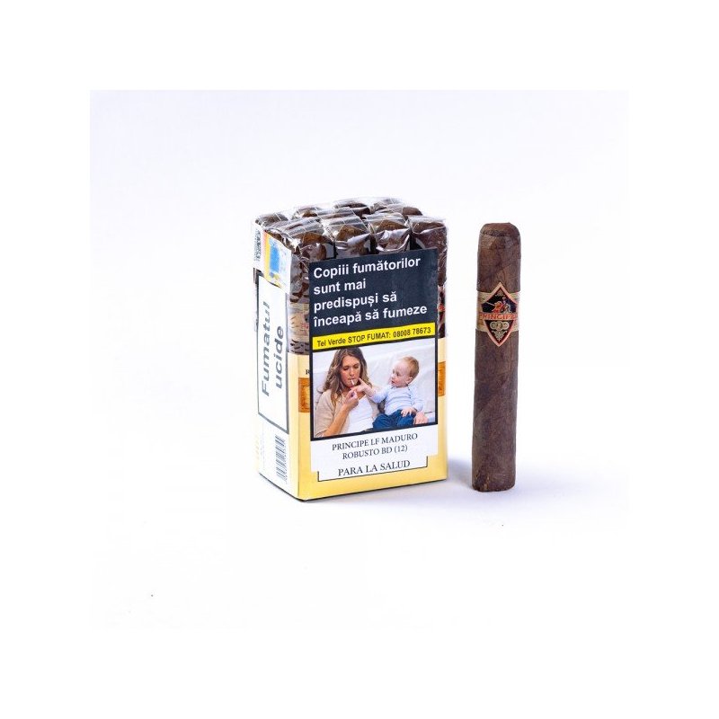 Trabucuri La Aurora Principes Long Filler Maduro Robusto 12