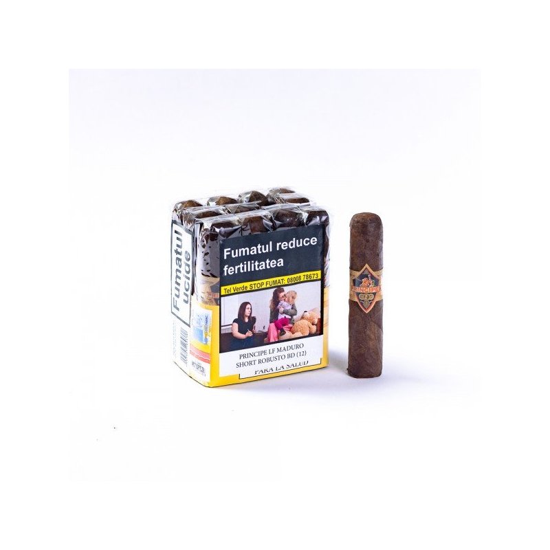 Trabucuri La Aurora Principes Long Filler Maduro Short Robusto 12