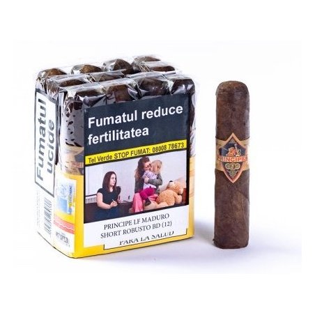 Trabucuri La Aurora Principes Long Filler Maduro Short Robusto 12