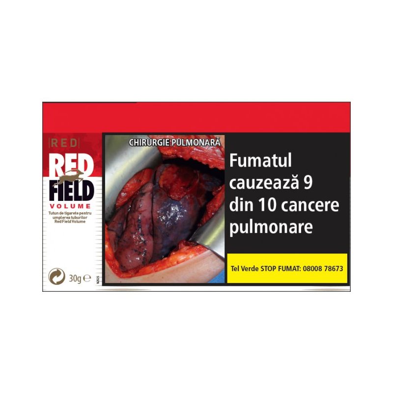 Tutun de injectat Red Field Volume 30 gr