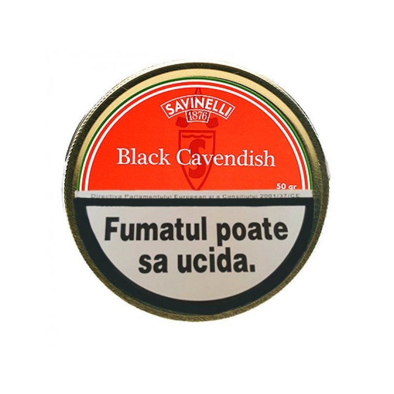 Tutun de pipa Savinelli Black Cavendish 50g