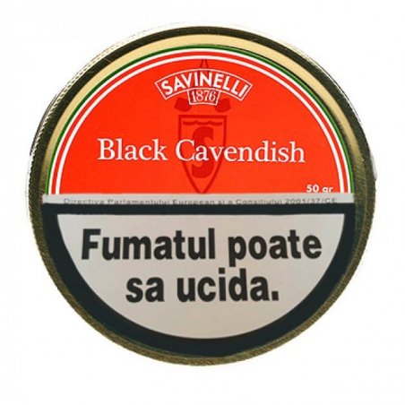 Tutun de pipa Savinelli Black Cavendish 50g